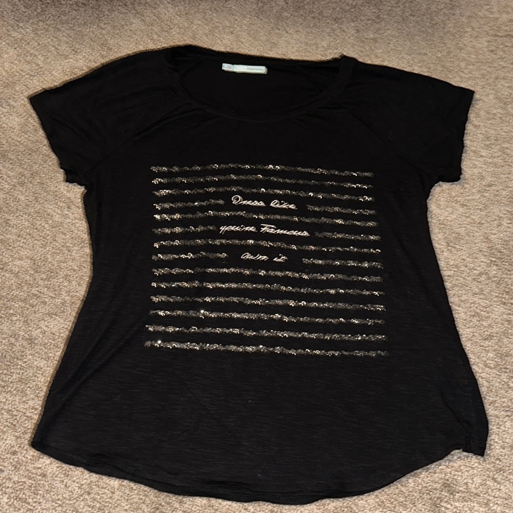 Maurice’s sparkle decal t-shirt